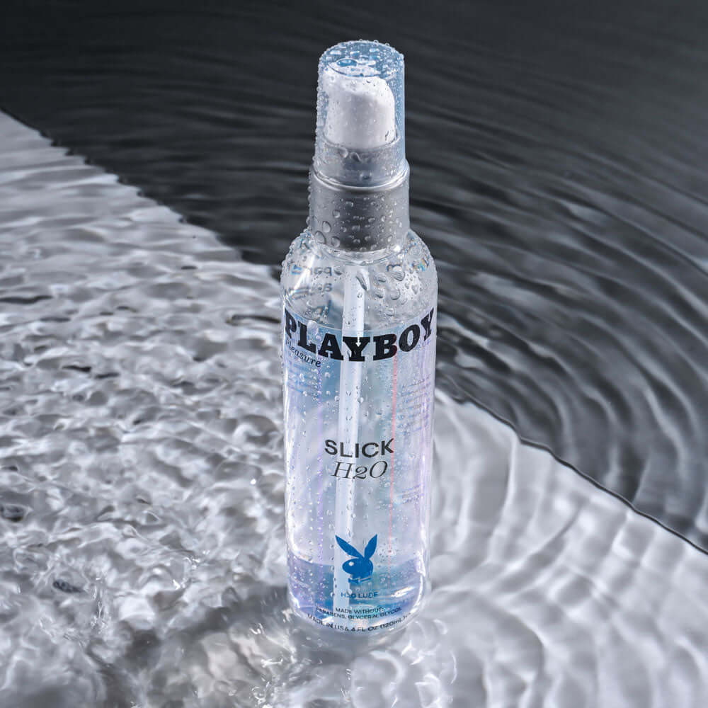 Playboy Pleasure SLICK H2O - 120 ml - Water Based Lubricant - 120 ml Bottle